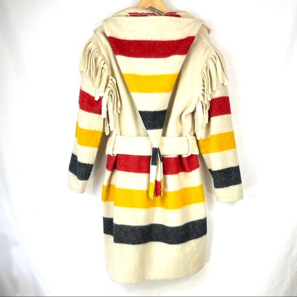 Hudson Bay Blanket Capote Coat Rare Vintage men’s large - Picture 2 of 16